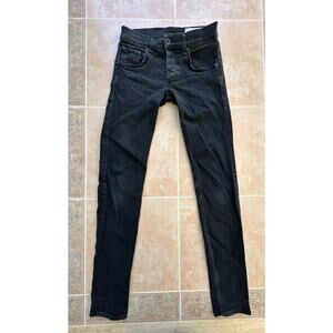 rag & bone FIT 1SKINNY‎ LEG style Black Jeans Men size 28